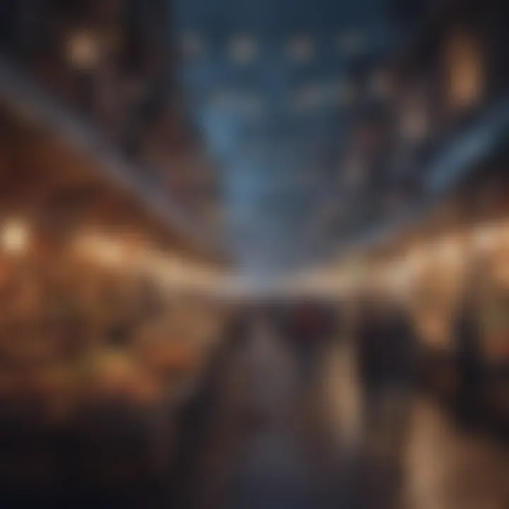 Infographic highlighting advantages of open bazaars