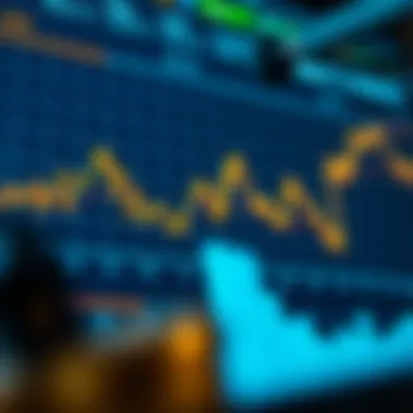 Analyzing Cryptocurrency Market Trends A graph showing market trends in cryptocurrency