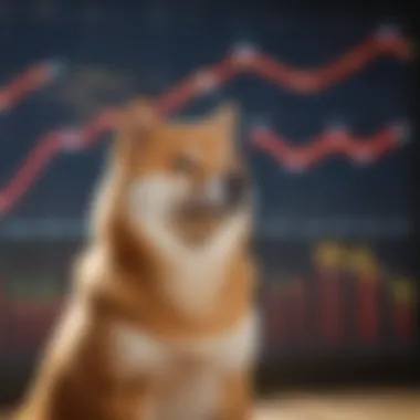 Graph showing Shiba Inu stock price trends